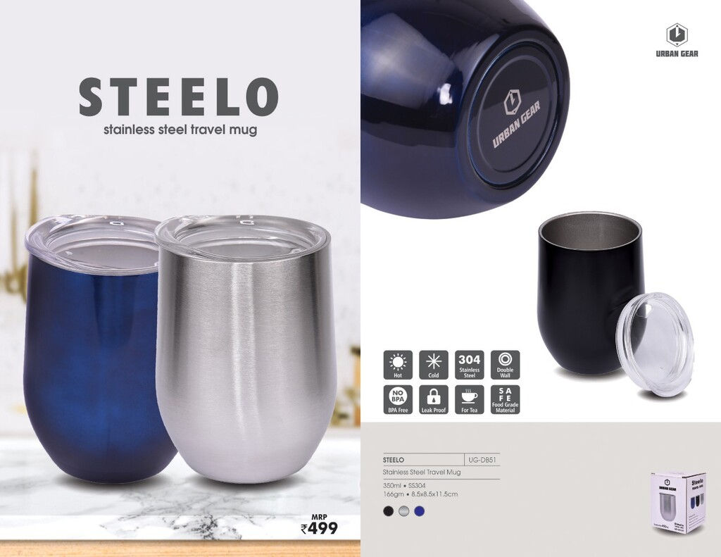 Stainless Steel Travel Mug - STEELO