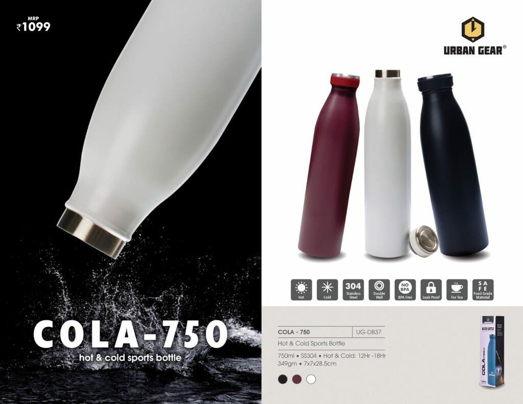 Stainless Steel Hot & Cold Bottle - COLA 750