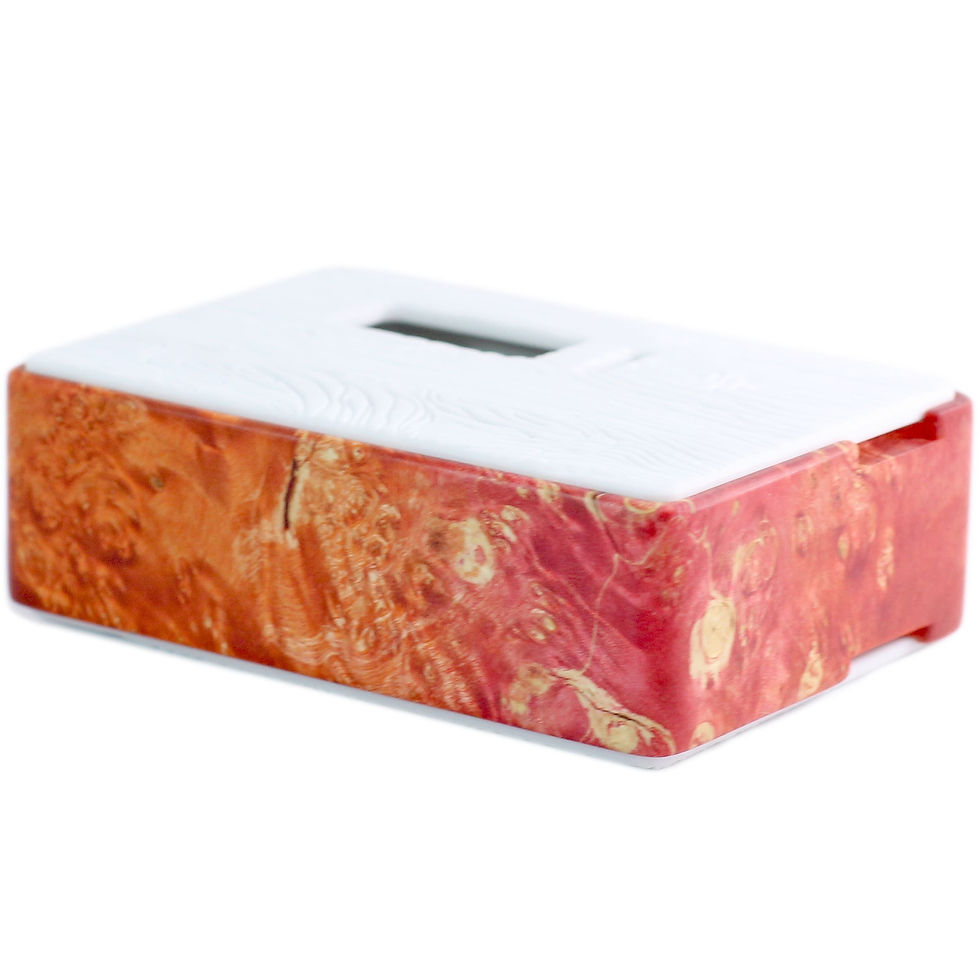 Miniatura: Stabilized And Dyed Box Elder Aurora