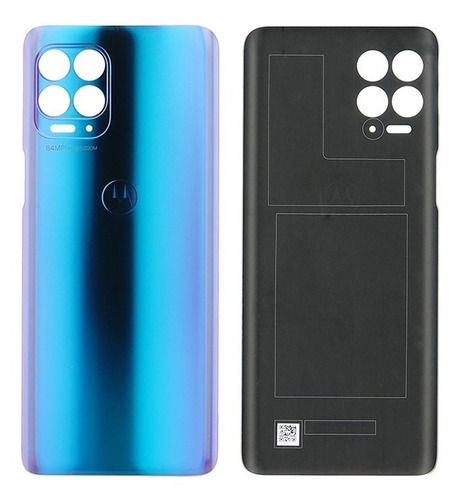 ALAMO Cover Per Motorola Moto G100 Con Motivo Sfumato - Custodia In Silicone TPU Traslucido, Antiurto, Nero/Oro