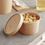 Thumbnail: Kraft Paper Food Cup with Vented Lid 12oz/250/case/CP12