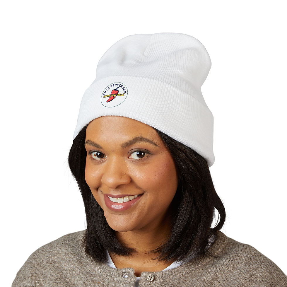 Thumbnail: REP THE PEPPER FAM! Embroidered Beanie