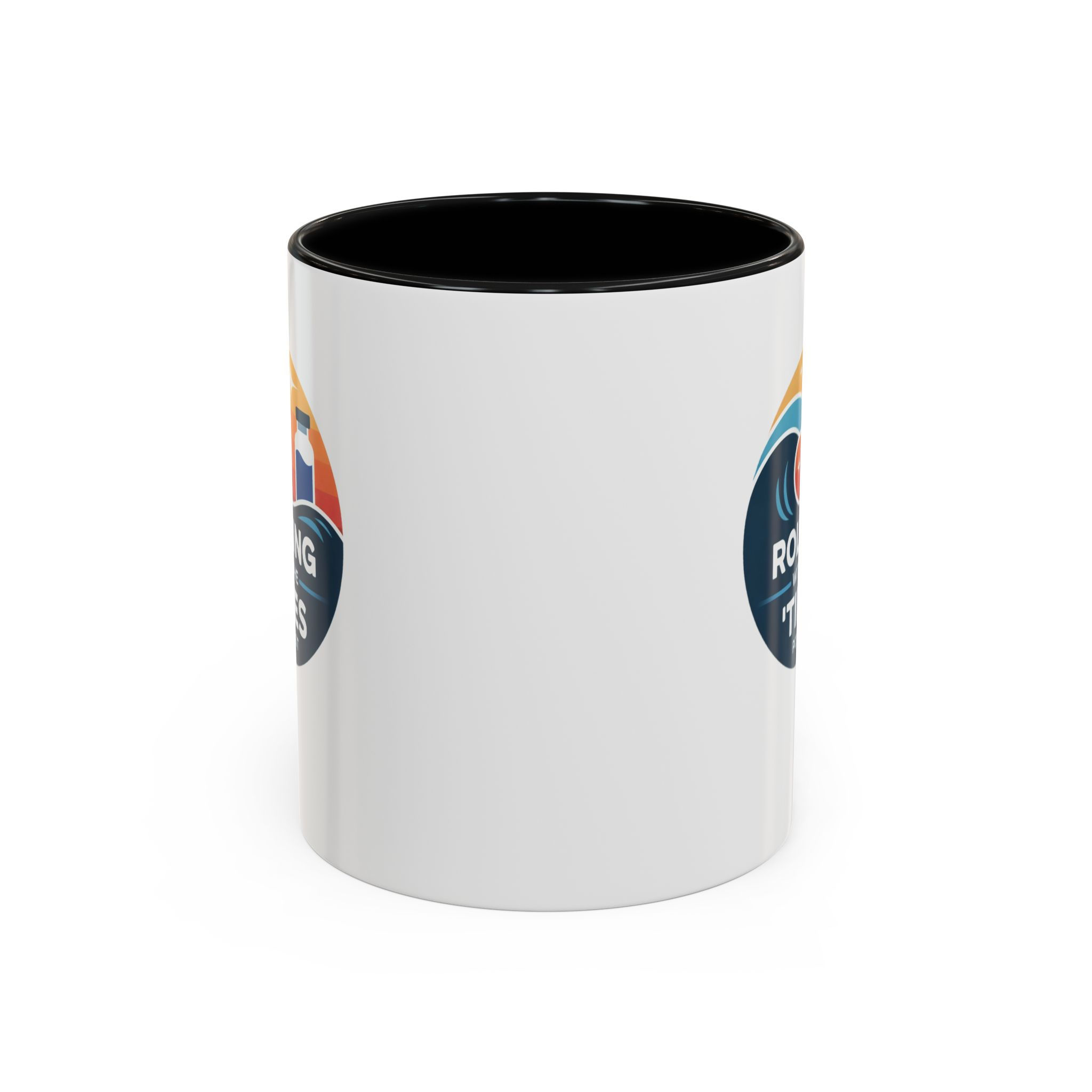 Rolling With The Tides Podcast Accent Coffee Mug — 11/15oz