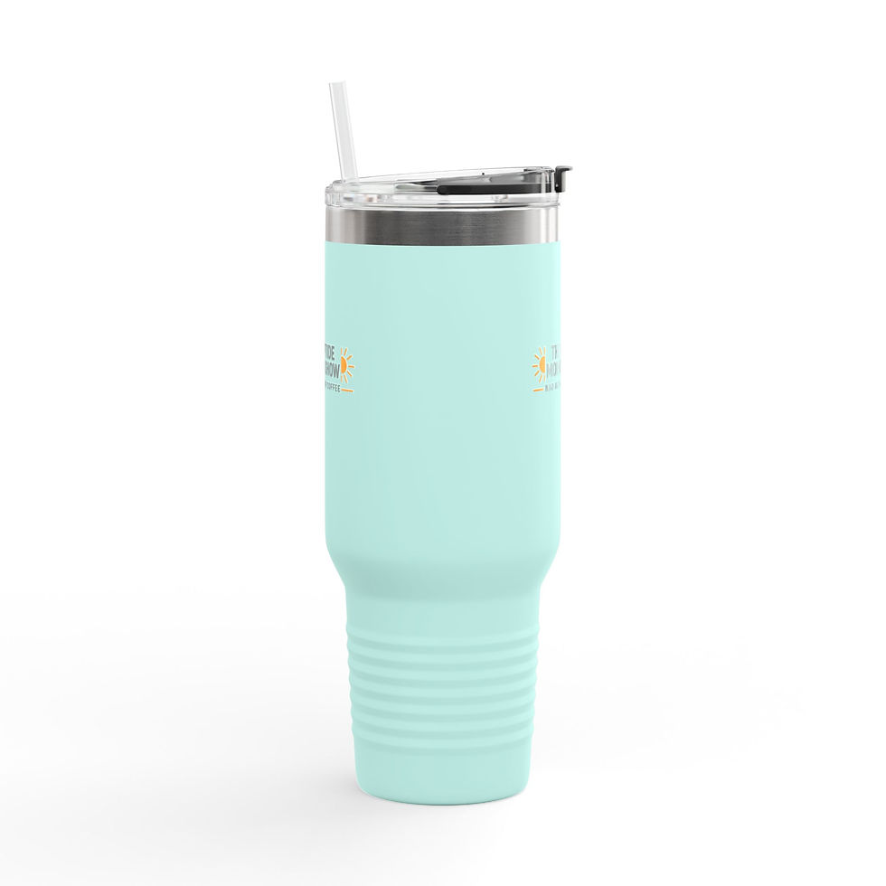 Thumbnail: The Peptide Morning Show Insulated Travel Mug | 40oz Tumbler