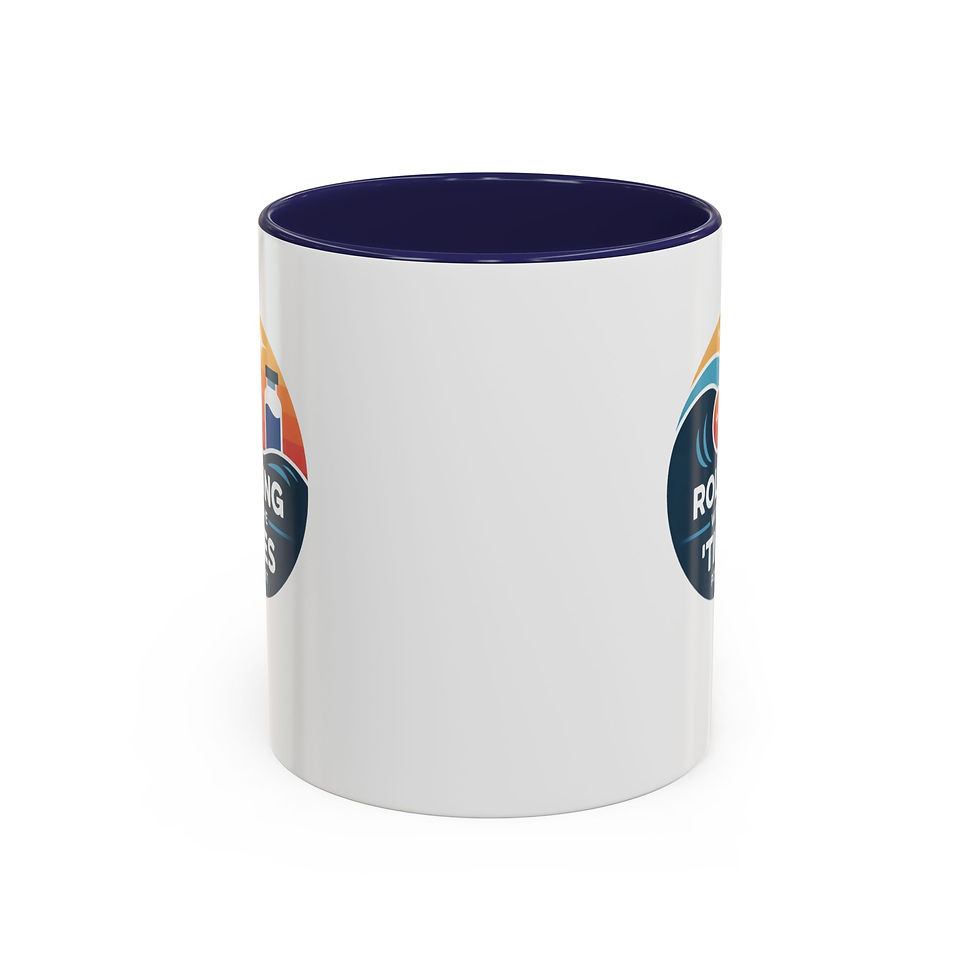 Thumbnail: Rolling With The Tides Podcast Accent Coffee Mug — 11/15oz