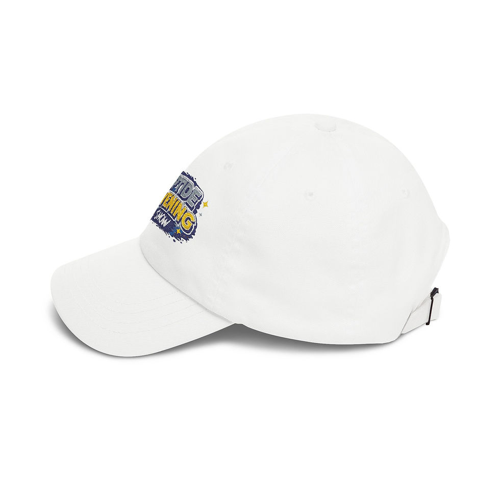Thumbnail: Copy of Dad Cap — 'THE PEPTIDE EVENING SHOW' Beach Wave Embroidered Hat