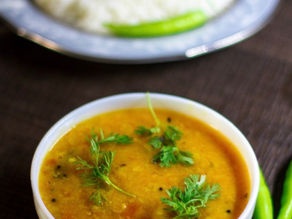 Gujarati Tuver Dal/Yellow Lentils Soup