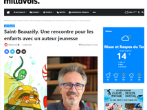 [Revue de presse] Millavois.com sur JB de Panafieu à Saint-Beauzély