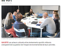 Revue de presse sur notre démarche collective éco-responsable