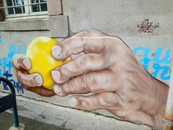 Fresque à l'épicerie sociale