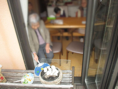 七輪でお餅を焼こう🔥