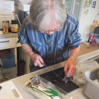 表はパリッと中はふっくら❕❕ サンマの🐟炭火焼🔥