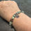 Thumbnail: bracelet extensible bleu gris