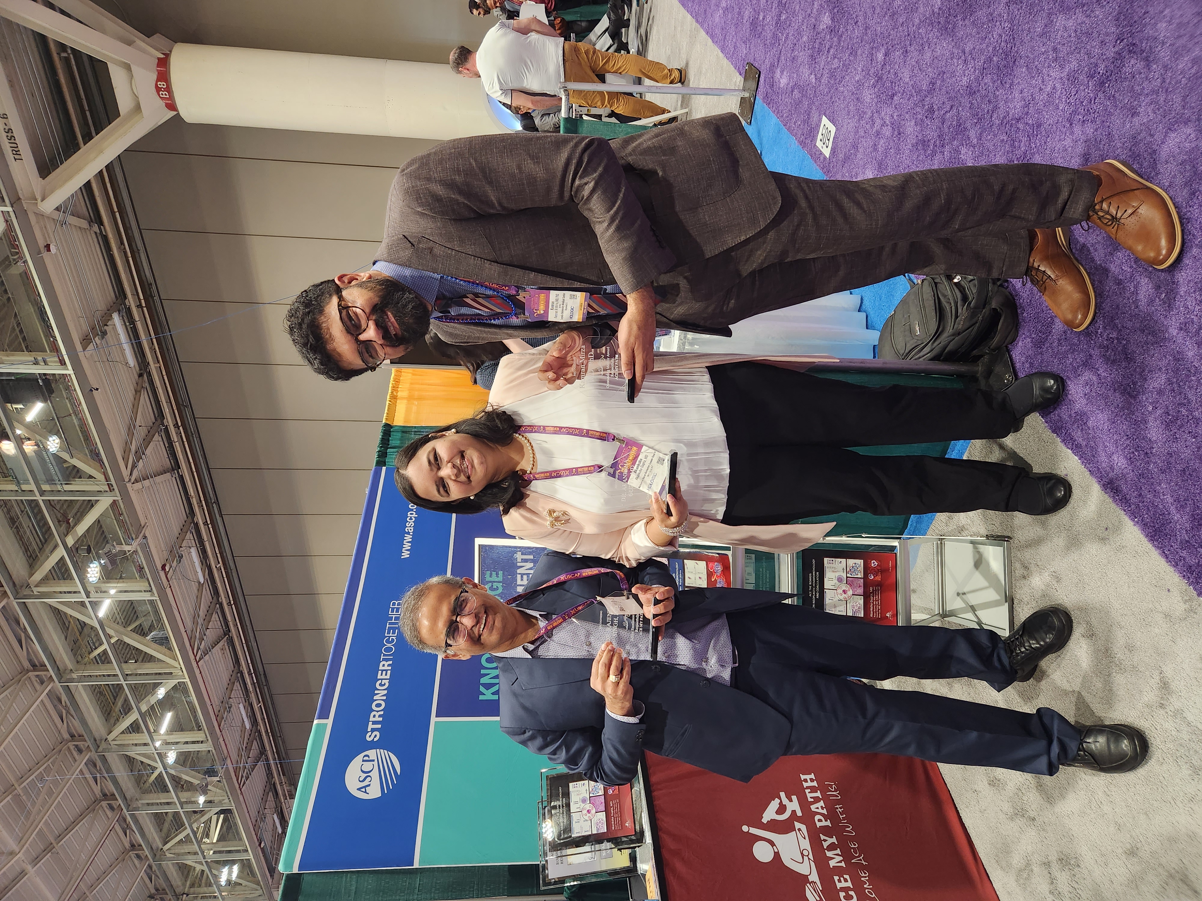 Leadership Award ceremony at the Ace My Path booth during USCAP 2023