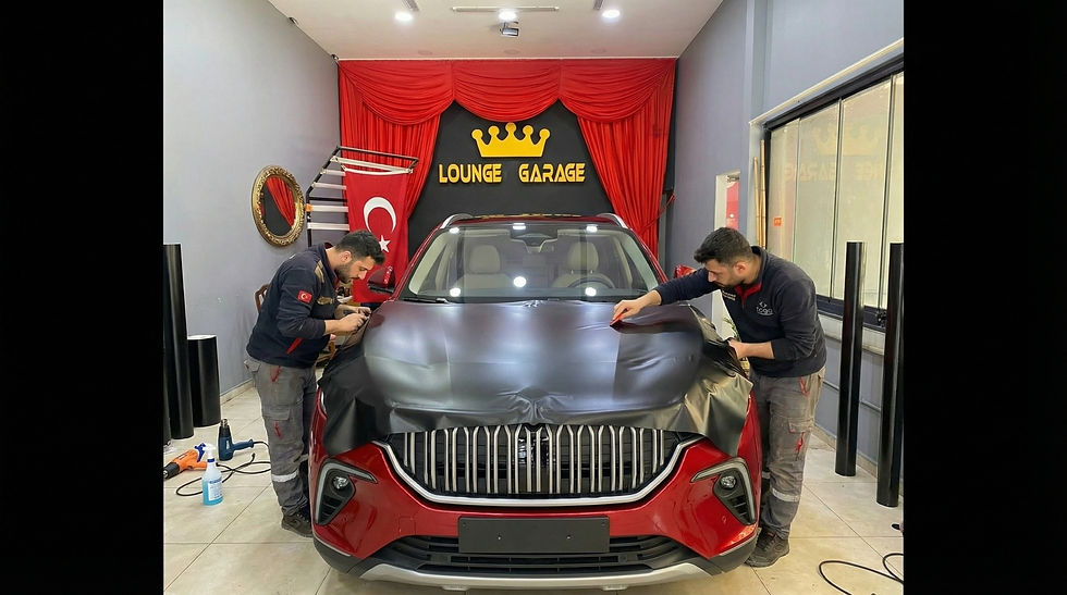 Togg T10X Siyah Mat Kaplama (Renk Değişimi)