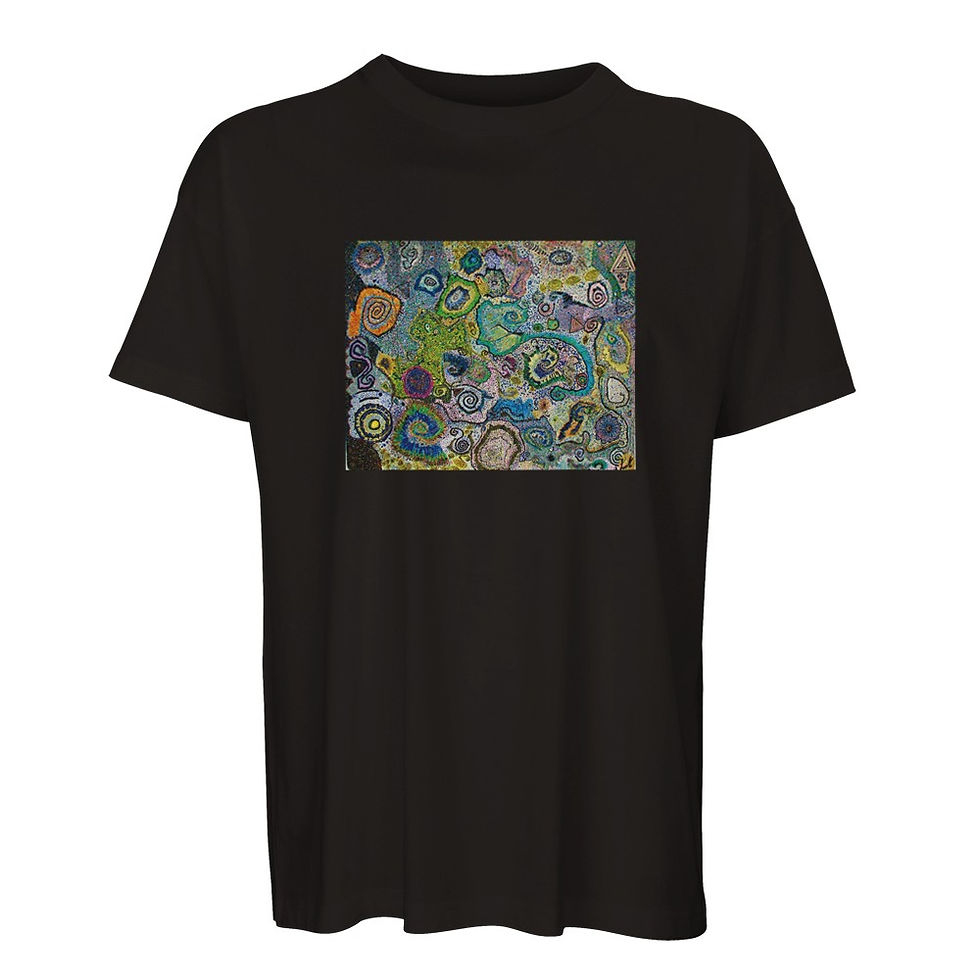 Thumbnail: Explosion -  The Canvas Collection  Oversized Unisex T-shirt