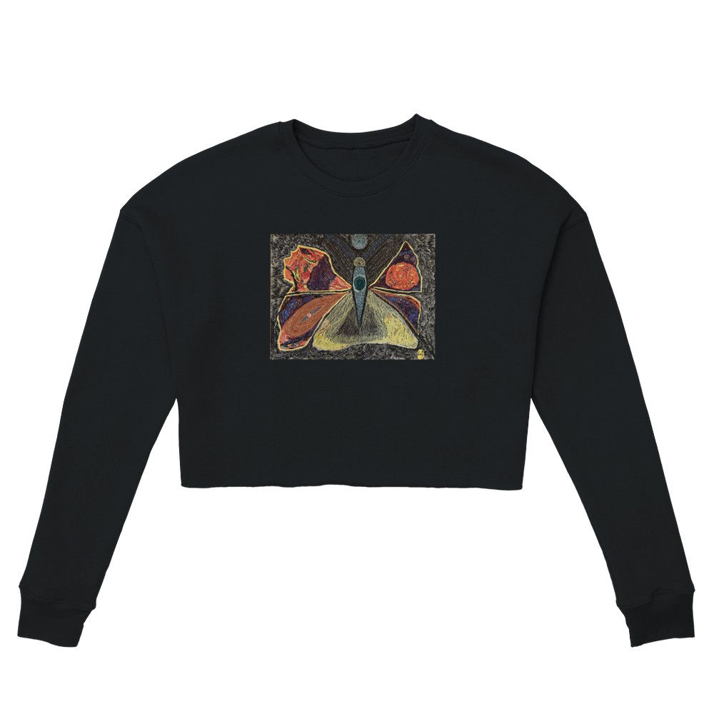 Metamorphosis - Women's Cropped Art Sweatshirt