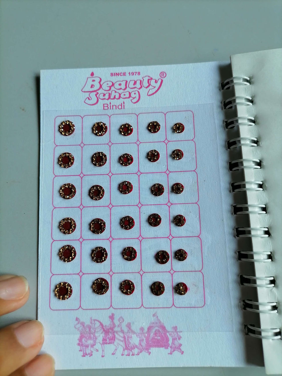 Thumbnail: Beauty Suhag Bindi Booklet - 300 stones bindis
