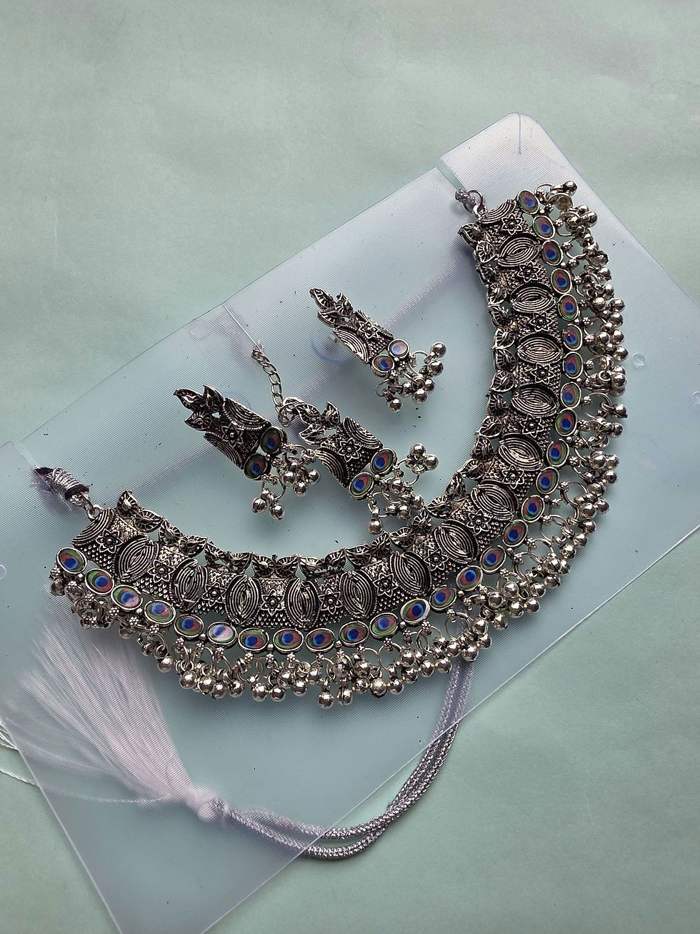 Thumbnail: Peacock Choker Set 