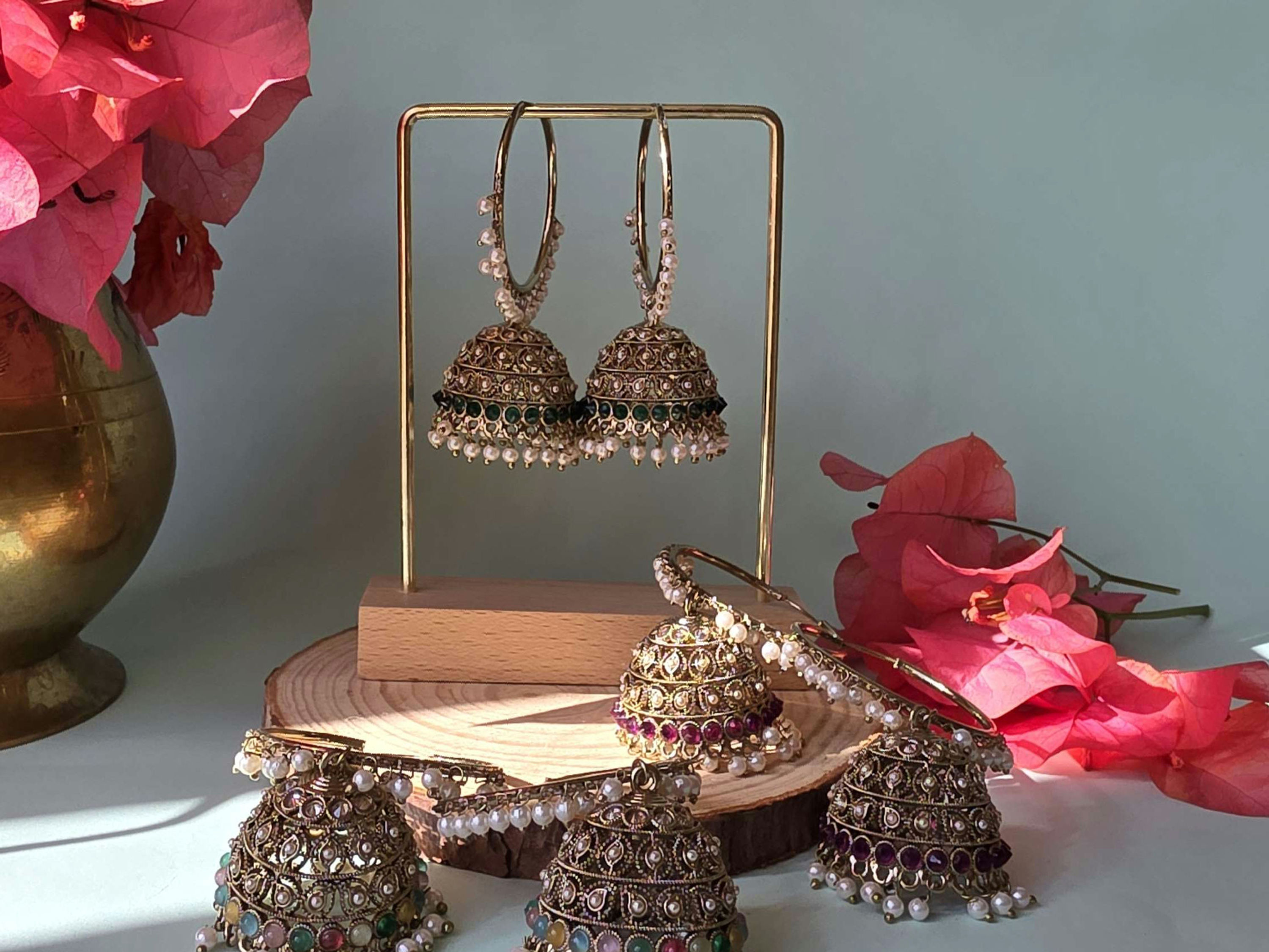 Polki Hoop Jhumka J1471