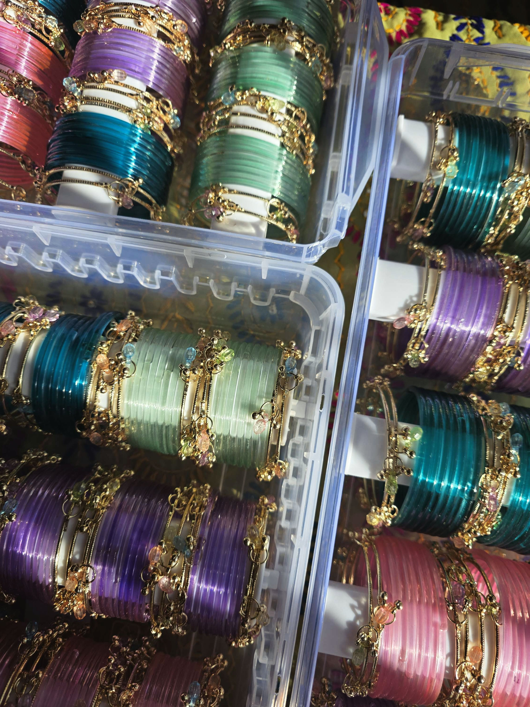 Candy Maharani Glass bangle set