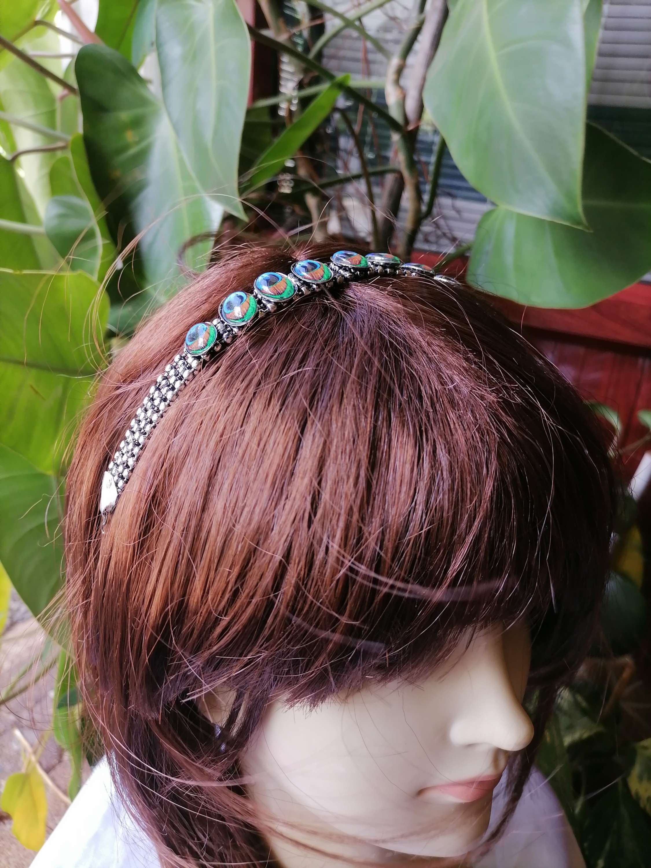 Oxidized Sheeshphool 