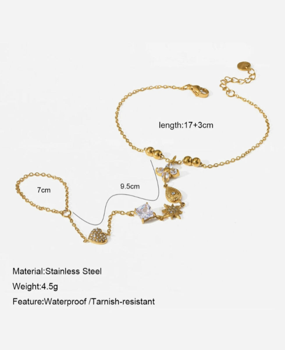 Thumbnail: Stainless steel Kruthika Handchain