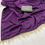 Thumbnail: Purple satin saree with lace latkan border 