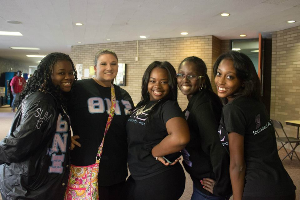 Soror Danielle with Alpha Beta