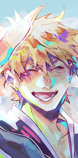 Colored sketch: watercolor coloring style
