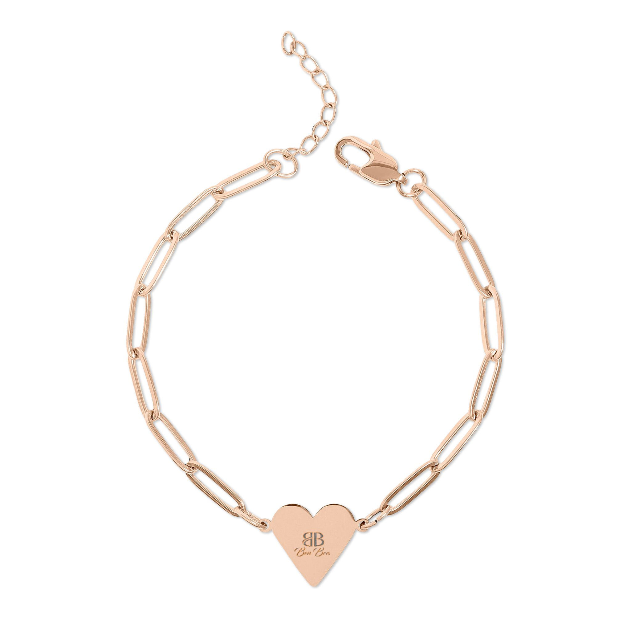 Bon Bea Heart Bracelet (Engraving)