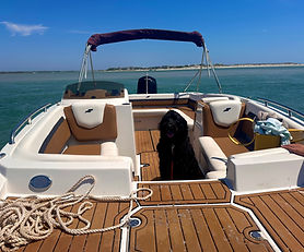 18 Foot StarCraft Boat Sitting in the water