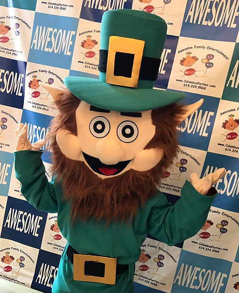 Cincinnati Ohio Leprechaun Mascot Characters | Columbus Ohio Party