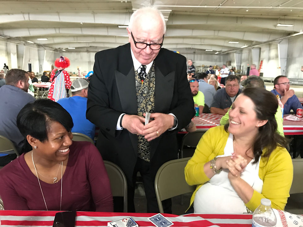 Thumbnail: Close up magicians for hire, party magicians Worthington, Ohio, Columbus Ohio party magician for hire