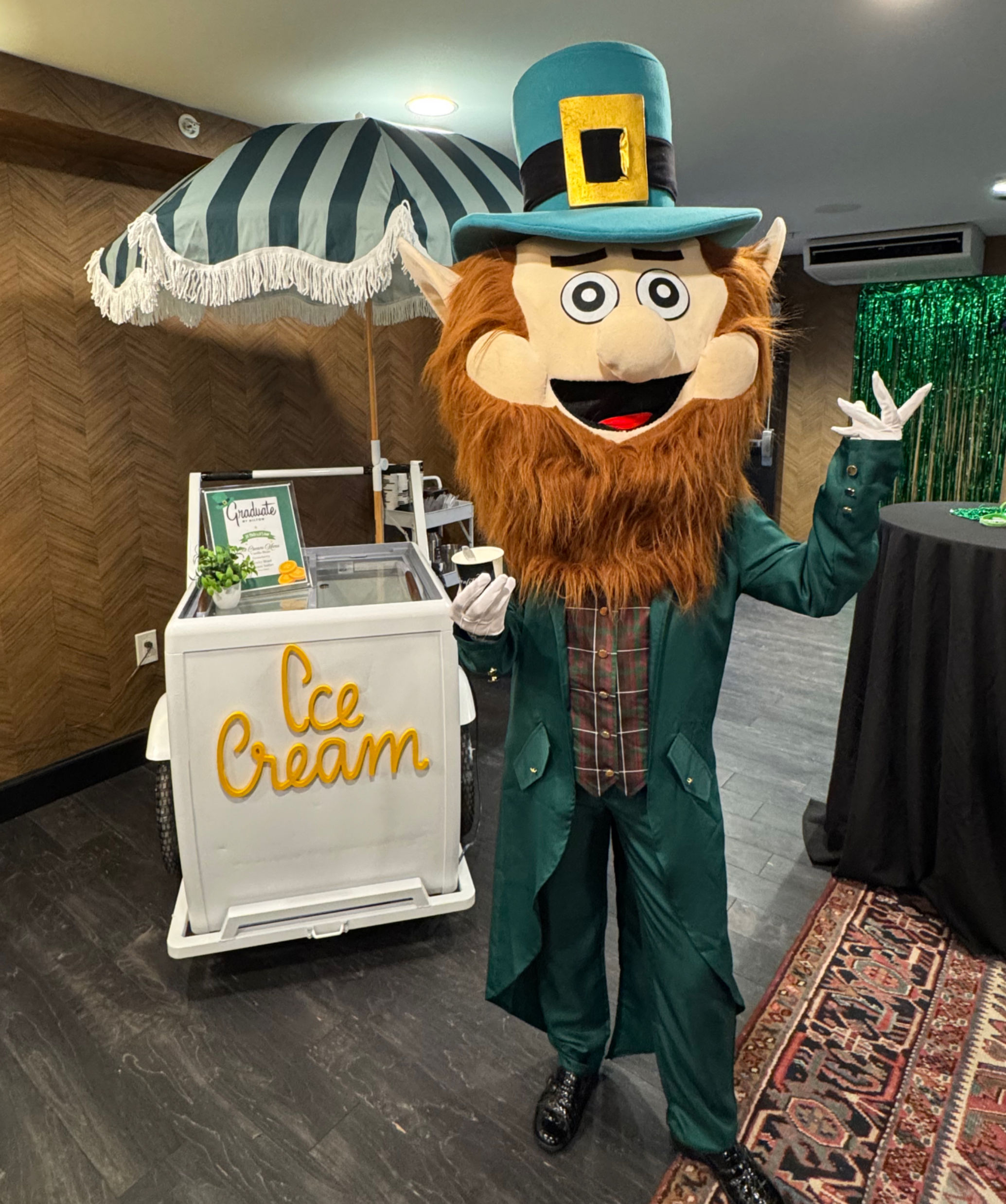 Leprechaun party character - costume characters Leprechaun Columbus, Cleveland, Toledo, Dublin, Pickerington, Newark, Ohio