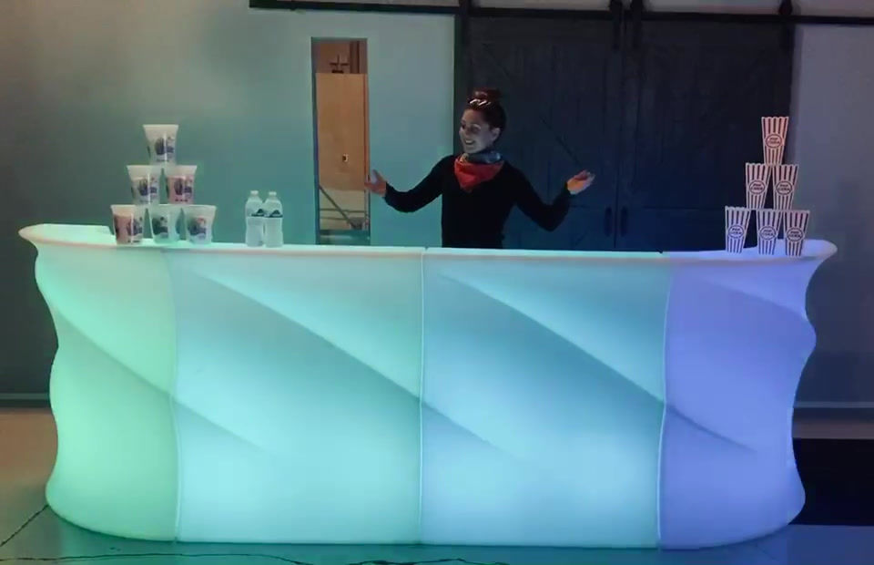 Thumbnail: Cincinnati Oh LED Glow Decor Rentals Columbus OH Glow Furniture Rentals Ohio