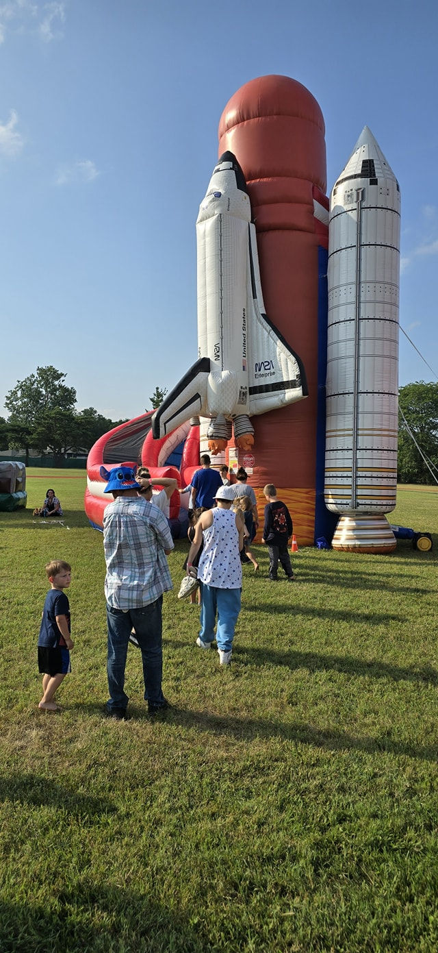 Thumbnail: spaceship inflatable rentals Columbus, Ohio