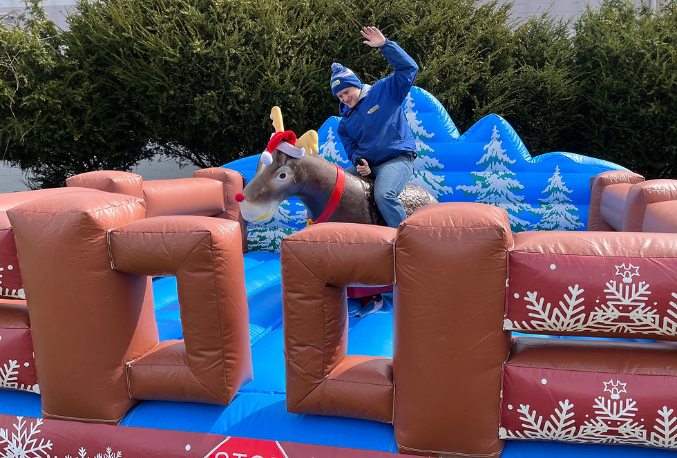 Thumbnail: Columbus, Ohio Mechanical Rodeo Rudolph Reindeer bull ride rentals Columbus, Ohio