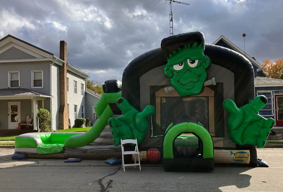 Thumbnail: Frankenstein Bounce house rental in Columbus, Cincinnati, Cleveland, Dayton, Lima, Springfield, Grove City, Delaware, Urbana,