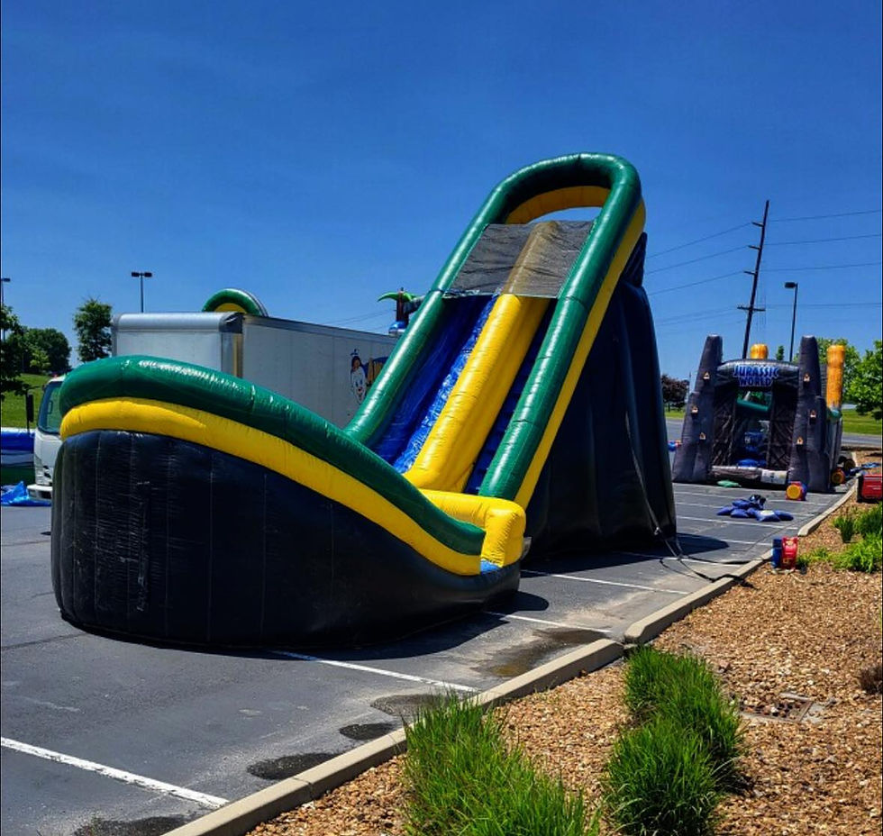 Thumbnail: Rent a water slide, rent an inflatable water slide, rent a slide Columbus, Toledo, Sandusky, Pickerington, Newark, Marietta