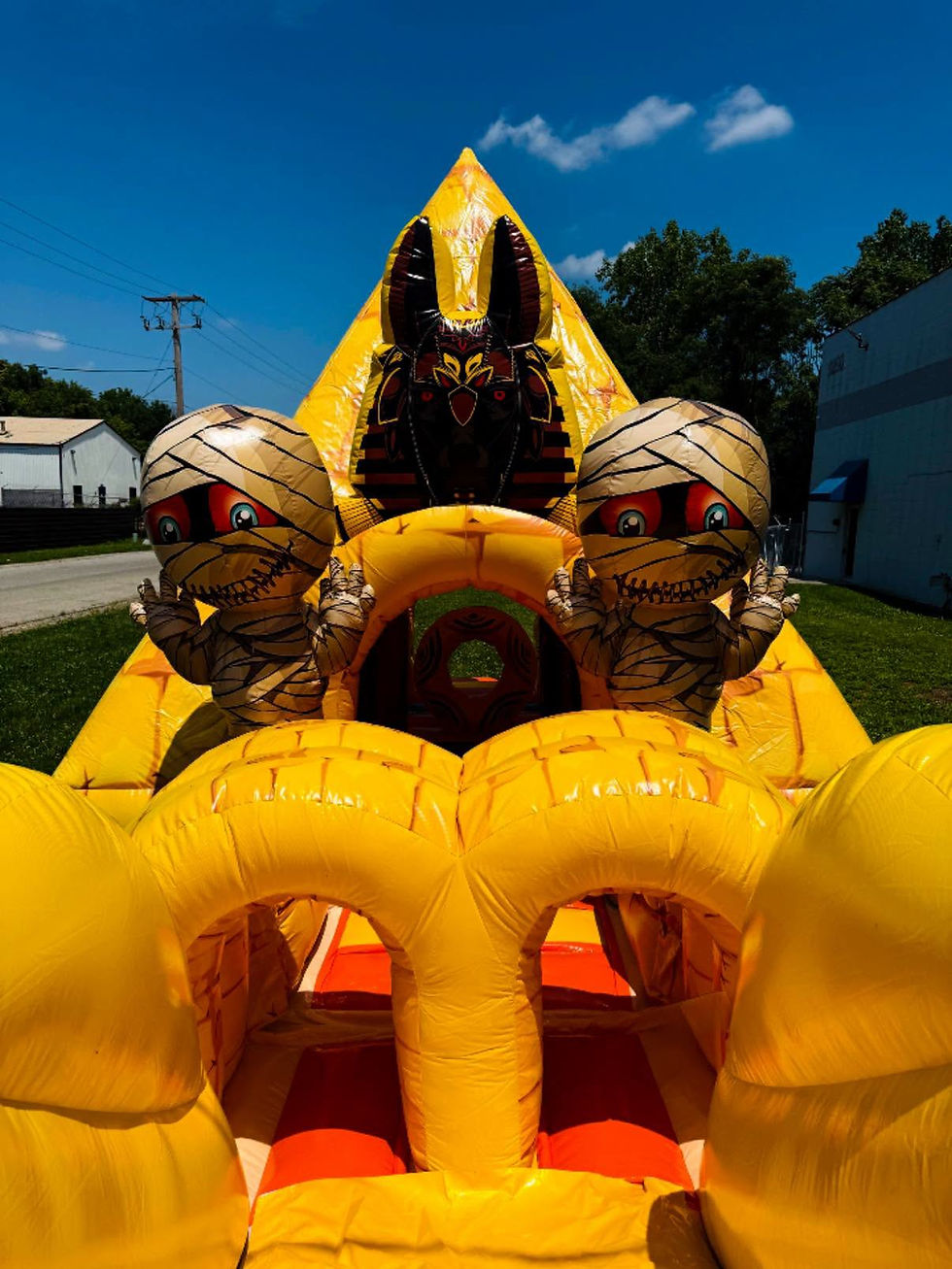Inverted Pyramid Obstacle Course Pyramid Obstacle Course Bounce Combo Rental Columbus, Dayton, Franklin ...