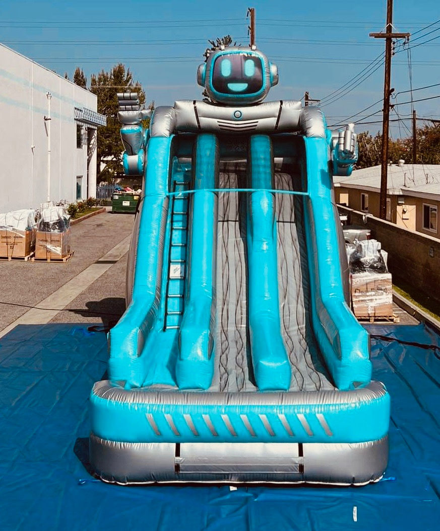 Thumbnail: Columbus, Ohio Robot Inflatable Slide Rentals - Bot slide rentals Columbus, Worthington, Westerville, Powell, Dublin, Ohio