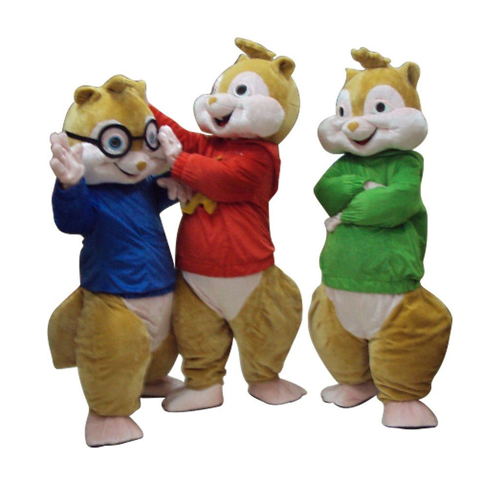 Alvin and the Chipmunks  party characters for hire, Columbus Ohio