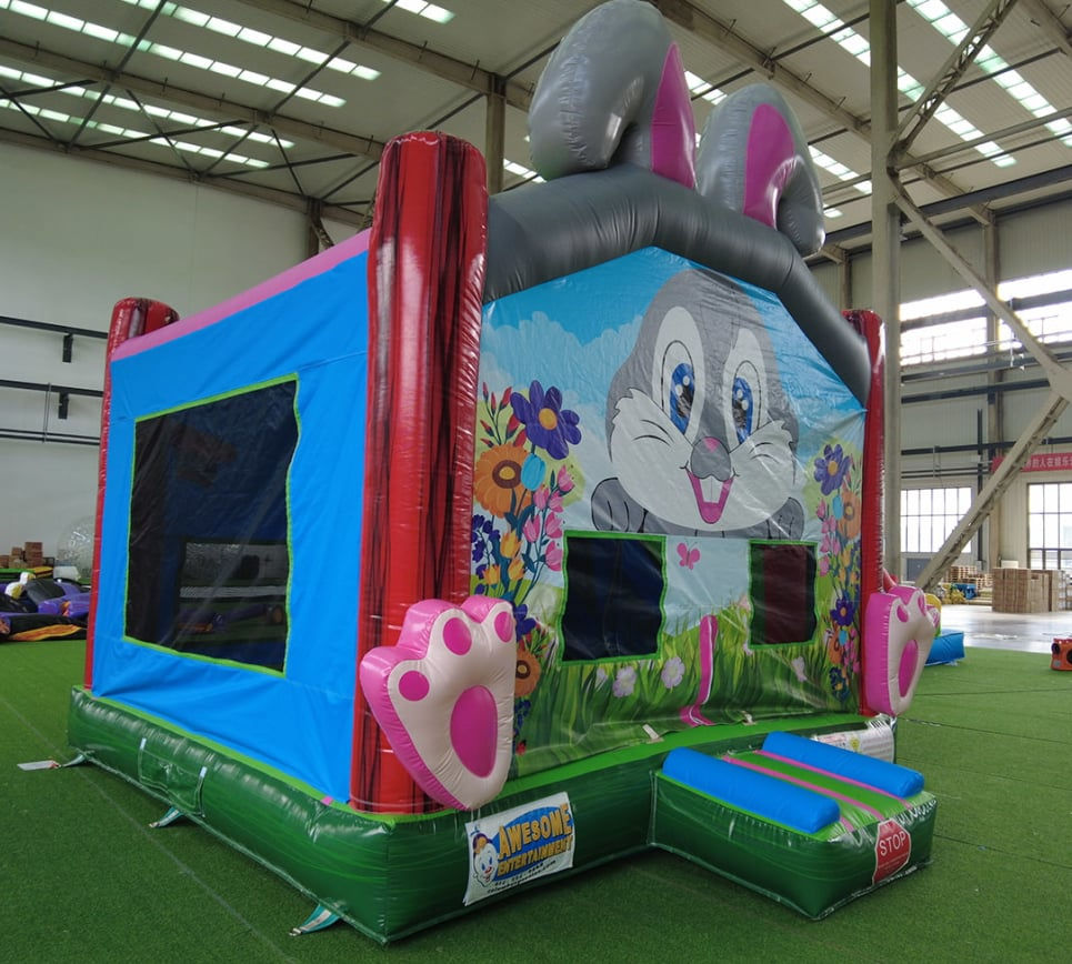 Bunny bounce house, Spring themed bounce house, girl bounce house rental Columbus, Cincinnati, Cleveland, Dayton, Lima, Obetz