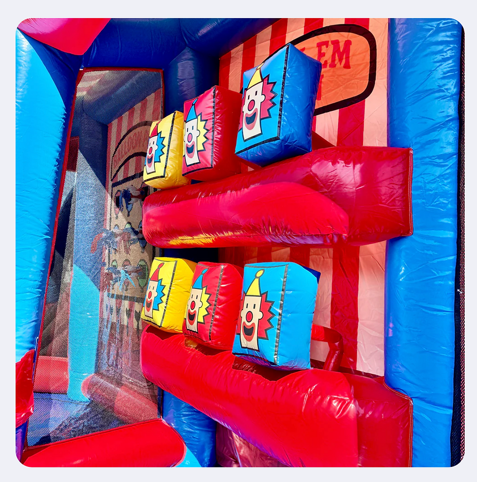Thumbnail: Big Top themed carnival midway game inflatable for corporate events in Cleveland, Toledo, Lima, Plain City,  Lima, Akron Ohio