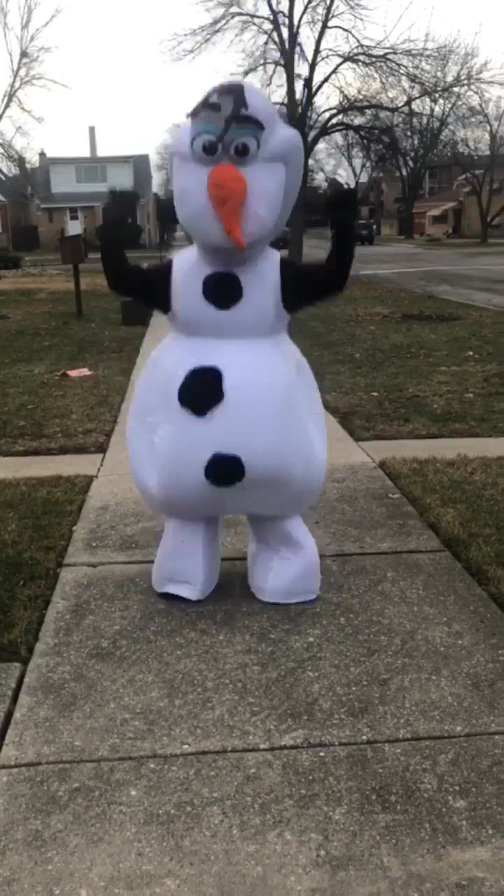Thumbnail: Olaf snowman character- frozen characters, holiday characters, Columbus, Ohio