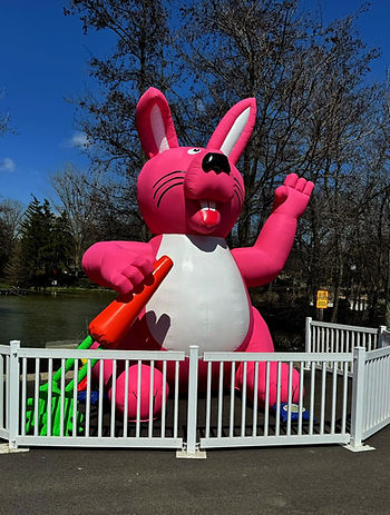 Giant Inflatable Easter Bunny rental Columbus, Delaware, Dayton, New Albany, Ohio