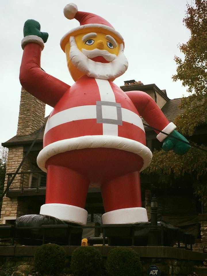 Santa Ohio Giant Inflatables for Rent - Advertisement inflatables for companies- promotion inflatables  Columbus, Ohio