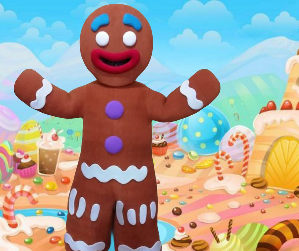 Thumbnail: Ginger bread themed character, Candy Land Party Characters, Columbus Ohio