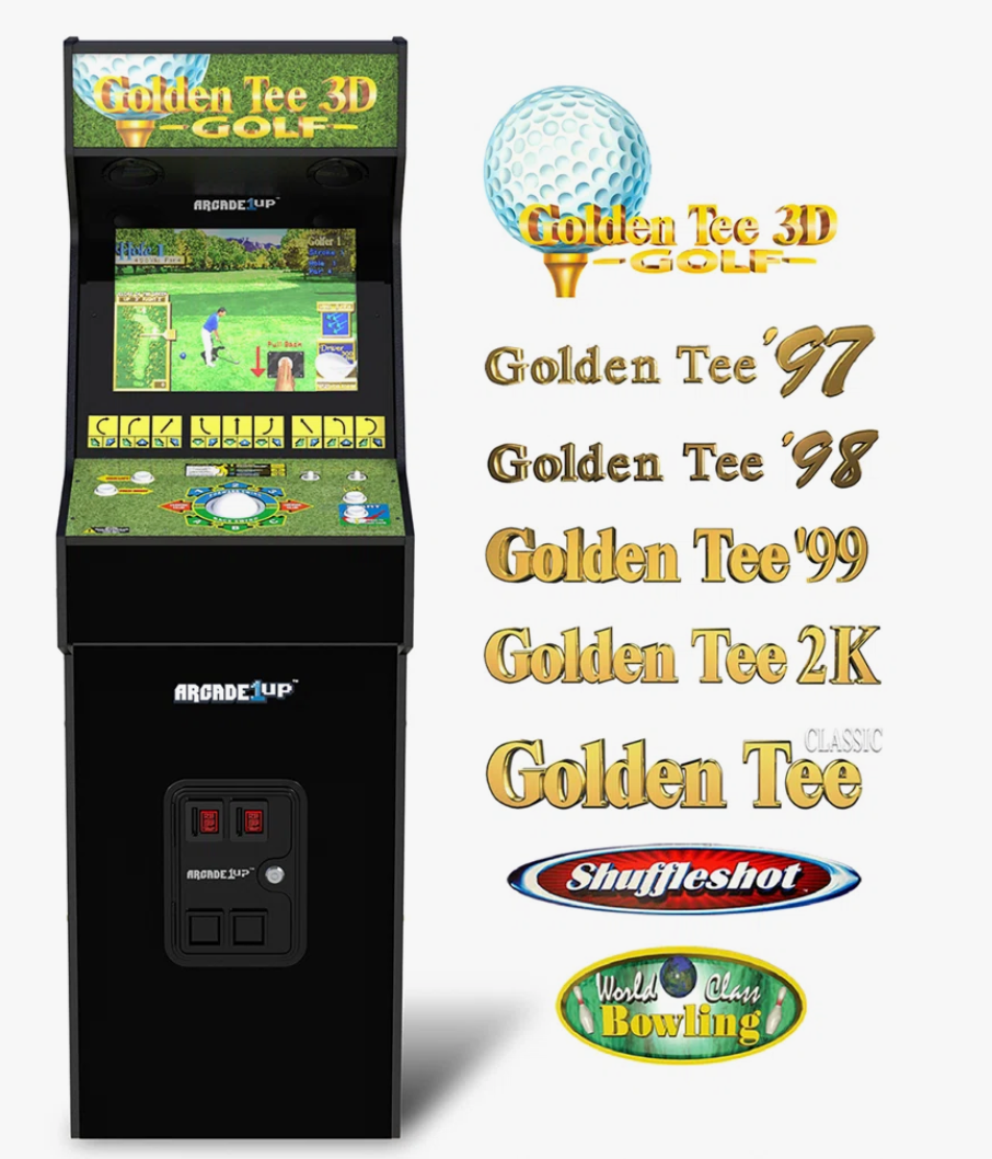 Golf arcade machine rental for company parties, golf-themed events & celebrations in Columbus, Dublin, Dayton, Franklin, Lima